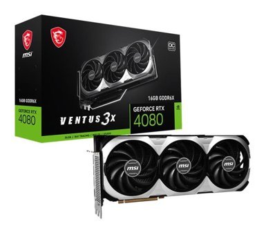 MSI Ventus 3X RTX 4080 Super OC 16 GB GDDR6X PCI-Express 4.0 DirectX 12 Ultimate 3 Fanlı 256 Bit Masaüstü NVIDIA Ekran Kartı