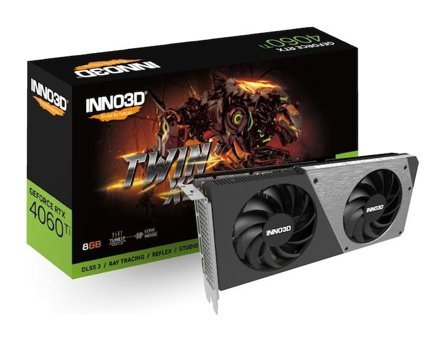 Inno3D Twin X2 RTX 4060 Tİ 8 GB GDDR6 PCI-Express 4.0 DirectX 12 Ultimate 2 Fanlı 128 Bit Masaüstü NVIDIA Ekran Kartı