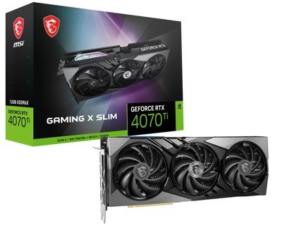 MSI Gaming X Slim RTX 4070 Tİ 12 GB GDDR6X PCI-Express 4.0 DirectX 12 Ultimate 3 Fanlı 192 Bit Gaming NVIDIA Ekran Kartı