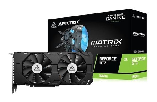 Arktek GTX 1660 Tİ 6 GB GDDR6 PCI-Express 3.0 DX 12 2 Fanlı 192 Bit Masaüstü NVIDIA Ekran Kartı
