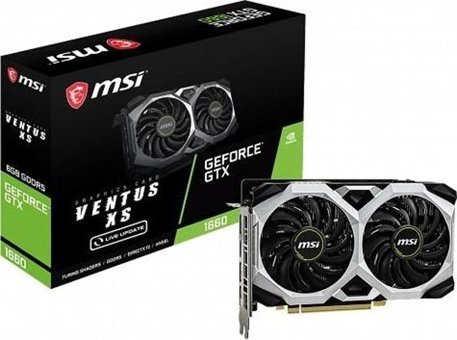 MSI Ventus XS GTX 1660 6 GB GDDR5 PCI-Express 3.0 DX 12 2 Fanlı 192 Bit Masaüstü NVIDIA Ekran Kartı