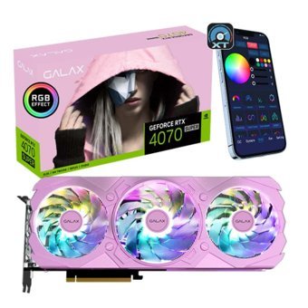 Galax Ex Gamer 1-Click PİNK RTX 4070 Super 12 GB GDDR6X PCI-Express 4.0 DirectX 12 Ultimate 3 Fanlı 192 Bit Gaming NVIDIA Ekran Kartı
