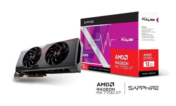 Sapphire Pulse RX 7700 XT 12 GB GDDR6 PCI-Express 4.0 DirectX 12 Ultimate 2 Fanlı 192 Bit Masaüstü AMD Ekran Kartı
