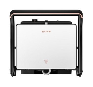 Arçelik TM 6046 C Resital 6 Dilim Teflon Çıkartılabilir Plaka Çift Taraflı 2400 W Izgaralı Siyah Tost Makinesi