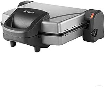 Arçelik K 2375 TG 4 Dilim Döküm Çıkartılabilir Plaka Tek Yönlü 1800 W Izgaralı Gri Tost Makinesi