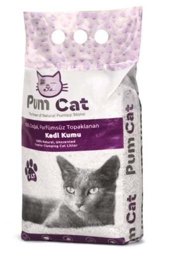 Pum Cat Topaklanan İnce Taneli Bentonit Kedi Kumu 2x5 lt