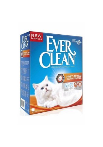Ever Clean Fast Acting Topaklanan İnce Taneli Aktif Karbonlu Bentonit Kedi Kumu 10 lt