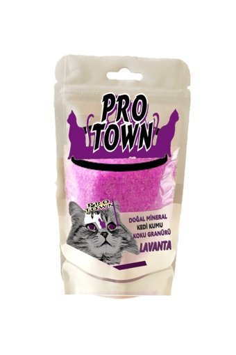 Pro Town Lavanta Kokulu Topaklanan İnce Taneli Bentonit Kedi Kumu 5 lt