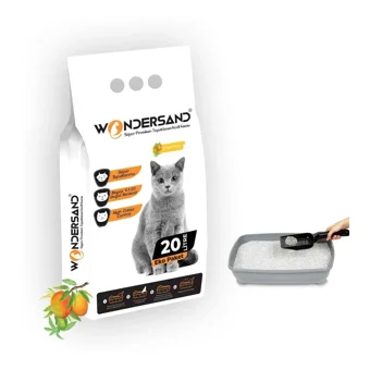 Wondersand Mango Kokulu Topaklanan İnce Taneli Bentonit Kedi Kumu 20 lt