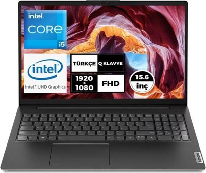 Lenovo V15 Gen 4 IRU 83A100A4TR Harici Intel UHD Graphics Intel Core i5 13420H 16 GB Ram 512 GB SSD 15.6 inç Full HD FreeDos Laptop
