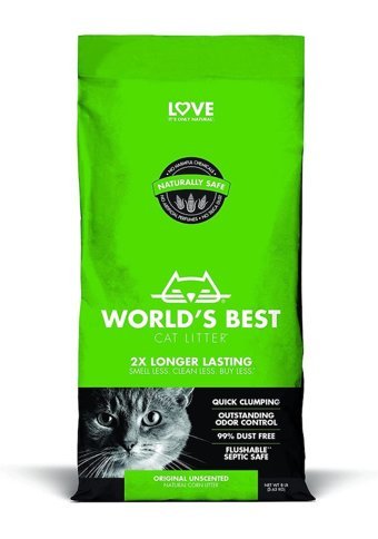Worlds Best Kokusuz Topaklanan İnce Taneli Bentonit Kedi Kumu 3.63 kg