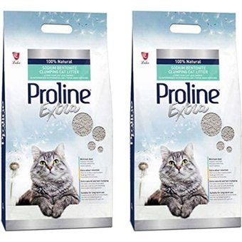 Proline Topaklanan İnce Taneli Bentonit Kedi Kumu 2x5 lt