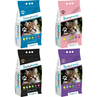 Benty Sandy Kokusuz Topaklanan İnce Taneli Bentonit Kedi Kumu 2x10 lt
