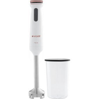 Arçelik Resital HB 6970 1000 ml Plastik Hazneli Çift Bıçaklı Tekli El Blender Beyaz