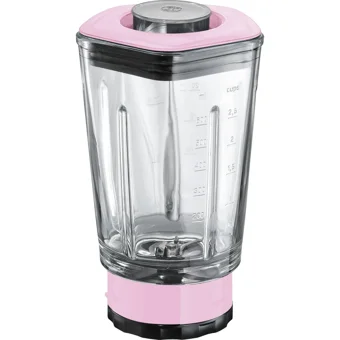Bosch MMBM4G6K Mixx2Go 1500 ml Plastik Hazneli Buz Kırıcılı Çift Bıçaklı Tekli Sürahili Blender Pembe