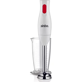 Sinbo 750 ml Plastik Hazneli 3 Bıçaklı Tekli Blender Beyaz