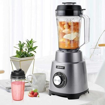 Xiaomi Jimmy B32 900 ml Plastik Hazneli 4 Bıçaklı Tekli Sürahili Blender Gri