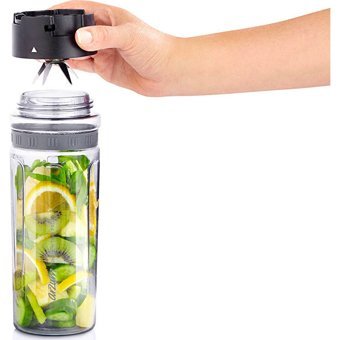 Arzum Shake'N Take Pro AR1079 600 ml Plastik Hazneli Buz Kırıcılı Çift Bıçaklı Kişisel Tekli Smoothie Blender Inox