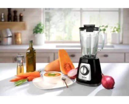 Tefal Blendforce II 1750 ml Plastik Hazneli Buz Kırıcılı Çift Bıçaklı Tekli Sürahili Blender Siyah