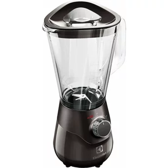 Electrolux ESB5400BK 1500 ml Plastik Hazneli Buz Kırıcılı Çift Bıçaklı Tekli Sürahili Blender Gri