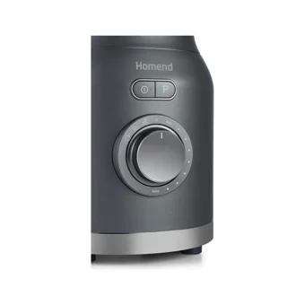 Jumbo Homend Art Food 1800 ml Plastik Hazneli Buz Kırıcılı Sürahili Blender Siyah