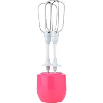 Fakir Lucca 500 ml Plastik Hazneli Turbolu Çift Bıçaklı 4'lü Blender Seti Fuşya