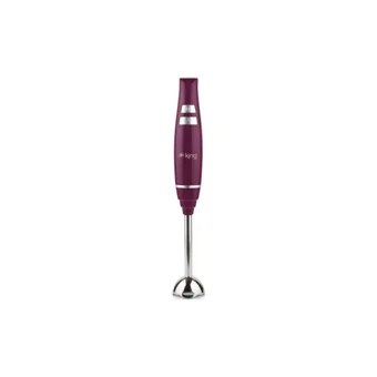 King Helsa Plastik Hazneli Turbolu Tekli El Blender Rose