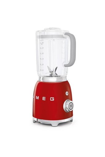 Smeg Retro 500 ml Plastik Hazneli Buz Kırıcılı 6 Bıçaklı Tekli Blender Kırmızı