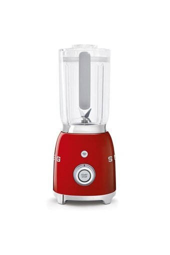 Smeg Retro 500 ml Plastik Hazneli Buz Kırıcılı 6 Bıçaklı Tekli Blender Kırmızı