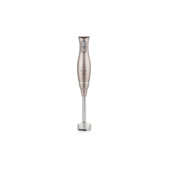 King Karina Plastik Hazneli Turbolu 4 Bıçaklı Tekli El Blender Rose Gold