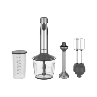 Arçelik Skylight HBS 9285 CI 1000 ml Plastik Hazneli Turbolu Çift Bıçaklı 3'lü Blender Seti Gümüş