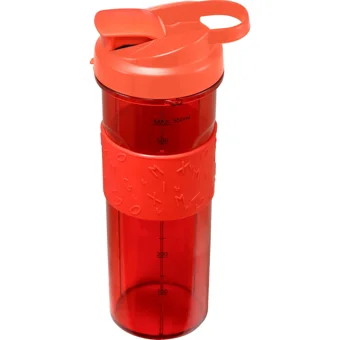Vestel Mix & Go Active 600 ml Plastik Hazneli Buz Kırıcılı 4 Bıçaklı Tekli Mini Smoothie Blender Kırmızı