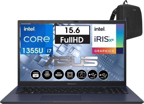 Asus Expertbook B1502CVA-I716512B1D I716512B1D20 Harici Intel Iris Xe Graphics Eligible Intel Core i7 1355U 48 GB Ram 4 TB SSD 15.6 inç Full HD FreeDos Laptop + Çanta