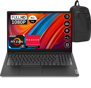 Lenovo V15-ABA Gen 3 82TV004LTXF03 Harici AMD Radeon RX Vega 8 AMD Ryzen 7 5825U 8 GB Ram 1 TB SSD 15.6 inç Full HD FreeDos Laptop + Zetta Çanta