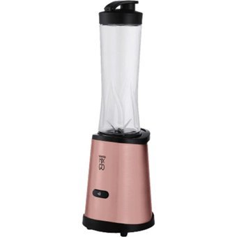 Vestel Mix & Go 600 ml Plastik Hazneli Buz Kırıcılı 4 Bıçaklı Tekli Mini Smoothie Blender Rose Gold