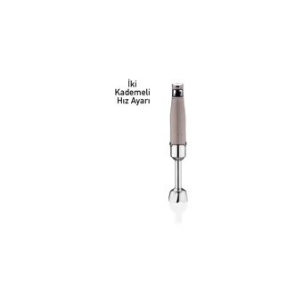 Korkmaz Performix 4 Bıçaklı Tekli Mini Çubuk Blender Bej