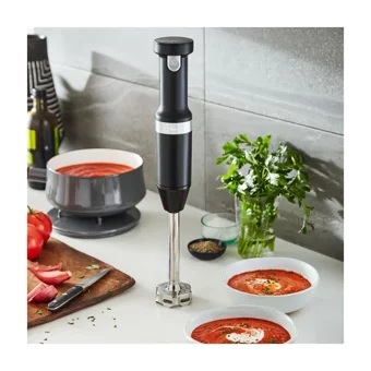 Kitchenaid 500 ml Plastik Hazneli İkili Mini El Blender Siyah