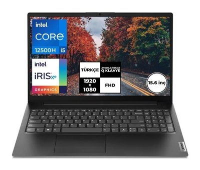 Lenovo V15 Gen 4 83FS001NTRBT3 Harici Intel Iris Xe Graphics Eligible Intel Core i5 12500H 24 GB Ram 512 GB SSD 15.6 inç Full HD FreeDos Laptop