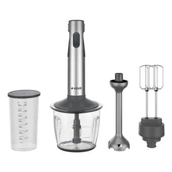 Arçelik Skylight HBS 9285 CI 1000 ml Plastik Hazneli Turbolu Çift Bıçaklı Tekli El Blender Gümüş