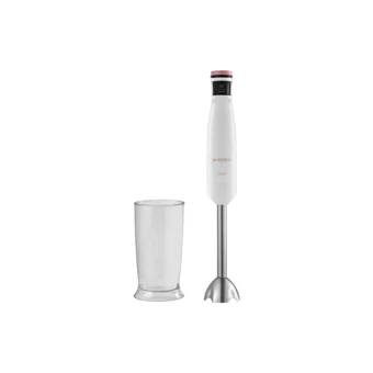 Arçelik Hb 6150 900 ml Plastik Hazneli Çift Bıçaklı Tekli El Blender Beyaz