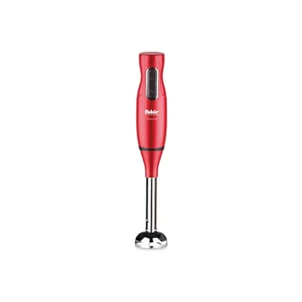 Fakir Lucca 500 ml Plastik Hazneli Turbolu Çift Bıçaklı 4'lü Blender Seti Kırmızı