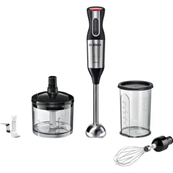 Bosch ErgoMixx Style MS64M6170 600 ml Plastik Hazneli Buz Kırıcılı Turbolu Çift Bıçaklı 3'lü Blender Seti Siyah