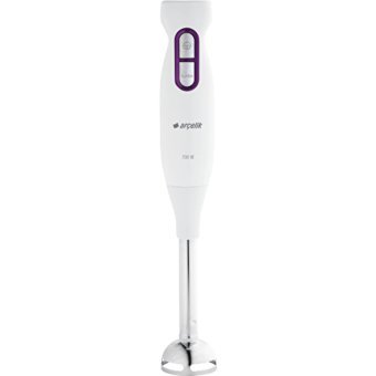 Arçelik K 1261 RHB 900 ml Plastik Hazneli Turbolu Çift Bıçaklı Tekli El Blender Beyaz