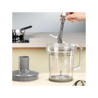 Korkmaz Vertex Mega 1250 ml Plastik Hazneli 4'lü Blender Siyah