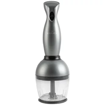 Karaca Pro- 1000 ml Plastik Hazneli 4 Bıçaklı 3'lü Blender Seti Antrasit