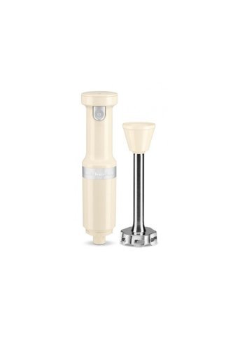 Kitchenaid 1000 ml Plastik Hazneli Turbolu Tekli Mini El Blender Bej