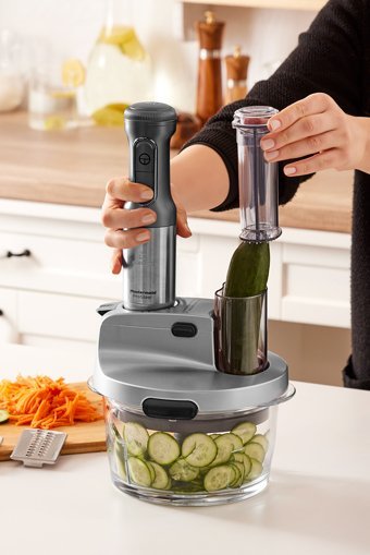 Karaca Mastermaid Prosteel 1500 ml Buz Kırıcılı 6 Bıçaklı Blender Gri