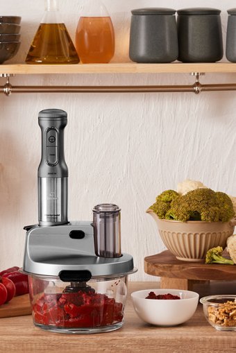 Karaca Mastermaid Prosteel 1500 ml Buz Kırıcılı 6 Bıçaklı Blender Gri