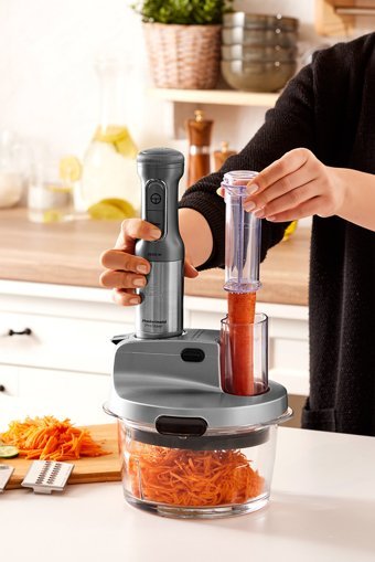 Karaca Mastermaid Prosteel 1500 ml Buz Kırıcılı 6 Bıçaklı Blender Gri