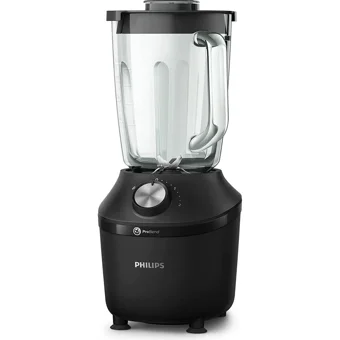 Philips Problend Smoothie 2000 ml Cam Hazneli Buz Kırıcılı Turbolu 6 Bıçaklı Kişisel İkili Smoothie Blender Siyah